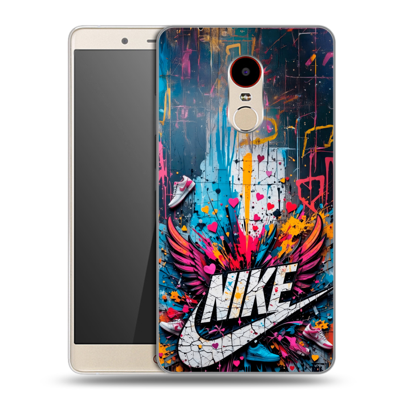 Пластиковый чехол на ZTE Nubia Z11 Max с принтом Nike Найк Пластиковый чехол на ZTE Nubia Z11 Max с принтом Nike Найк