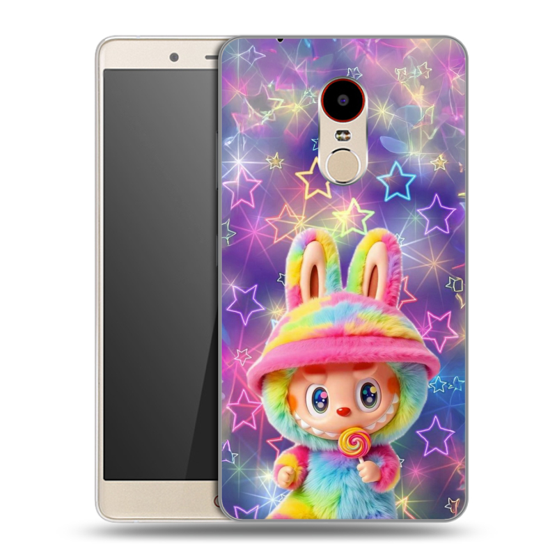 Пластиковый чехол на ZTE Nubia Z11 Max с принтом Labubu Лабубу Пластиковый чехол на ZTE Nubia Z11 Max с принтом Labubu Лабубу