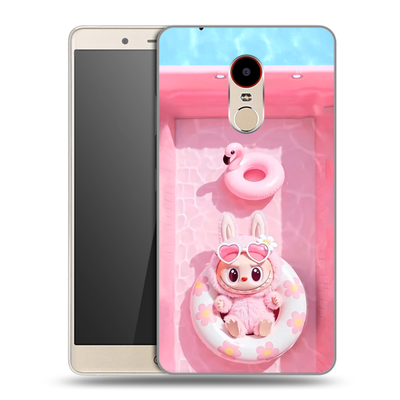 Пластиковый чехол на ZTE Nubia Z11 Max с принтом Labubu Лабубу Пластиковый чехол на ZTE Nubia Z11 Max с принтом Labubu Лабубу