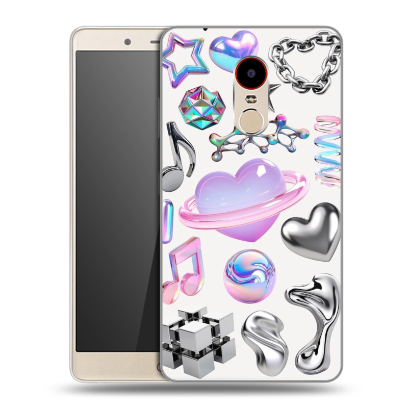 Пластиковый чехол на ZTE Nubia Z11 Max с принтом Y2K Пластиковый чехол на ZTE Nubia Z11 Max с принтом Y2K