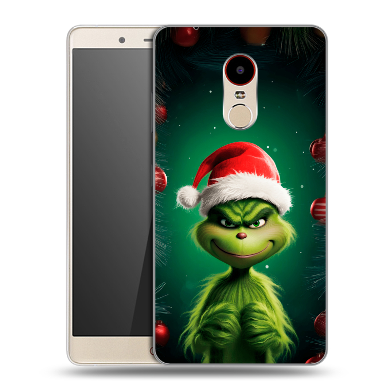 Силиконовый чехол на ZTE Nubia Z11 Max с принтом Гринч Новый год Рождество Силиконовый чехол на ZTE Nubia Z11 Max с принтом Гринч Новый год Рождество