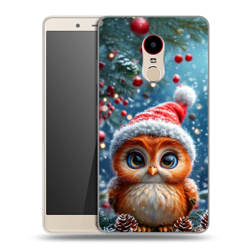 Силиконовый чехол на ZTE Nubia Z11 Max с принтом Новый год Силиконовый чехол на ZTE Nubia Z11 Max с принтом Новый год
