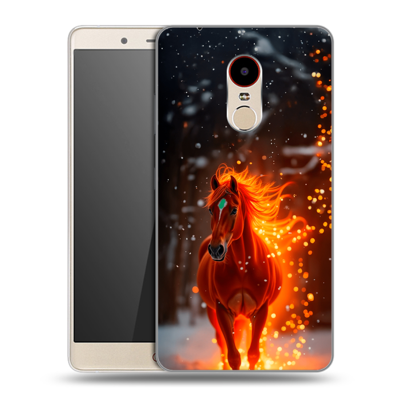 Силиконовый чехол на ZTE Nubia Z11 Max с принтом Новый год Силиконовый чехол на ZTE Nubia Z11 Max с принтом Новый год
