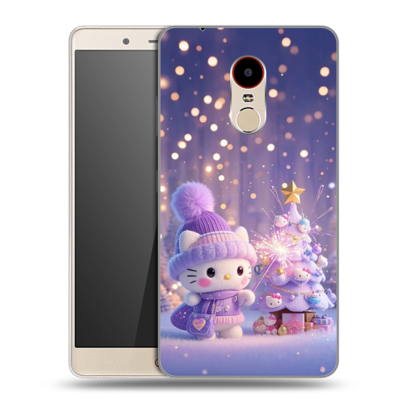 Пластиковый чехол на ZTE Nubia Z11 Max с принтом Новый год Пластиковый чехол на ZTE Nubia Z11 Max с принтом Новый год