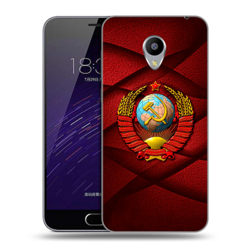 Пластиковый чехол на Meizu M3s Mini с принтом Герб СССР