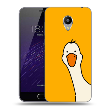 Пластиковый чехол на Meizu M3s Mini с принтом Утка