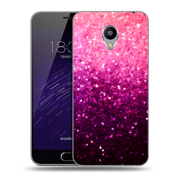 Пластиковый чехол на Meizu M3s Mini с принтом Блестки Пластиковый чехол на Meizu M3s Mini с принтом Блестки