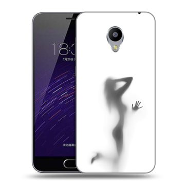Пластиковый чехол на Meizu M3s Mini с принтом Силуэт