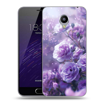 Пластиковый чехол на Meizu M3s Mini с принтом Розы цветы Пластиковый чехол на Meizu M3s Mini с принтом Розы цветы