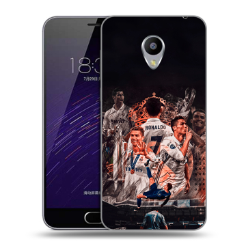 Пластиковый чехол на Meizu M3s Mini с принтом Реал Роналдо Real Ronaldo