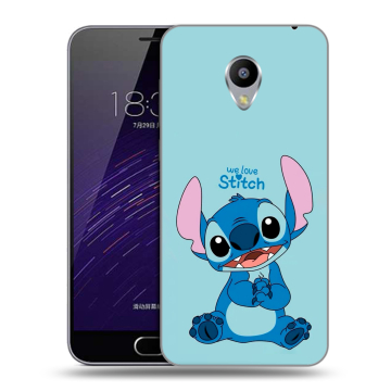 Пластиковый чехол на Meizu M3s Mini с принтом Лило и Стич