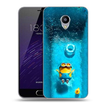 Пластиковый чехол на Meizu M3s Mini с принтом Миньоны Пластиковый чехол на Meizu M3s Mini с принтом Миньоны