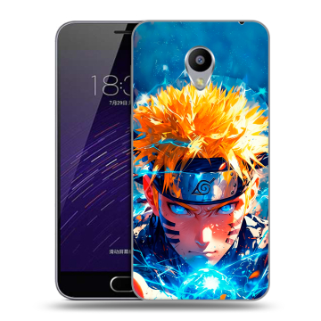 Пластиковый чехол на Meizu M3s Mini с принтом Аниме Наруто Naruto