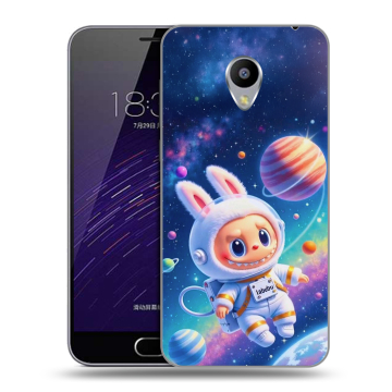 Пластиковый чехол на Meizu M3s Mini с принтом Labubu Лабубу