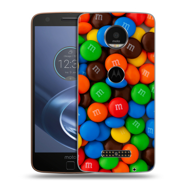 Пластиковый чехол на Lenovo Moto Z с принтом Конфеты