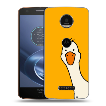 Пластиковый чехол на Lenovo Moto Z с принтом Утка