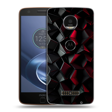 Пластиковый чехол на Lenovo Moto Z с принтом Абстракция