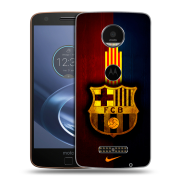 Пластиковый чехол на Lenovo Moto Z с принтом Барселона Barcelona