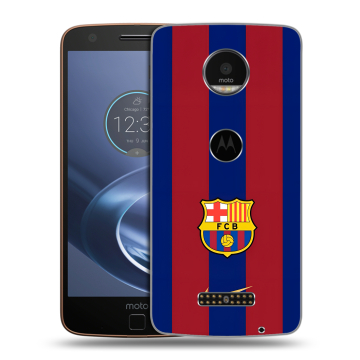 Пластиковый чехол на Lenovo Moto Z с принтом Барселона Barcelona