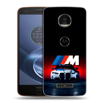 Пластиковый чехол на Lenovo Moto Z с принтом БМВ BMW