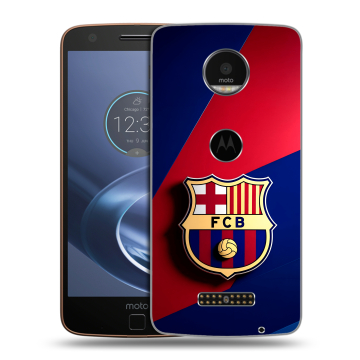 Пластиковый чехол на Lenovo Moto Z с принтом Барселона Barcelona