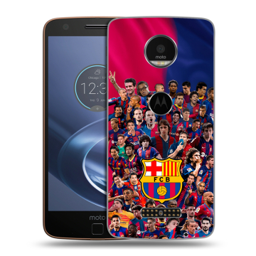 Пластиковый чехол на Lenovo Moto Z с принтом Барселона Barcelona