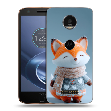 Пластиковый чехол на Lenovo Moto Z с принтом Лиса