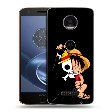 Пластиковый чехол на Lenovo Moto Z с принтом One Piece Ван Пис