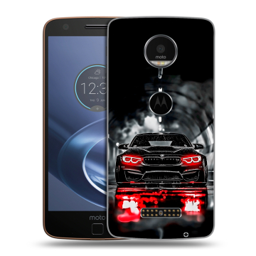 Пластиковый чехол на Lenovo Moto Z с принтом BMW БМВ