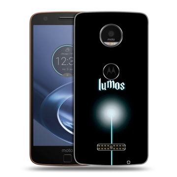 Пластиковый чехол на Lenovo Moto Z с принтом Harry Potter Гарри Поттер