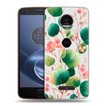 Пластиковый чехол на Lenovo Moto Z с принтом женский