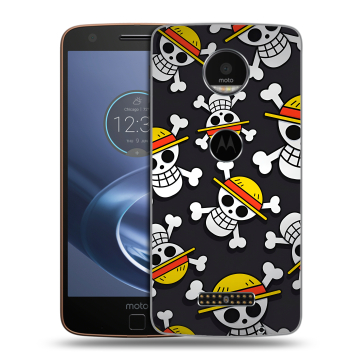 Пластиковый чехол на Lenovo Moto Z с принтом One Piece Ван Пис