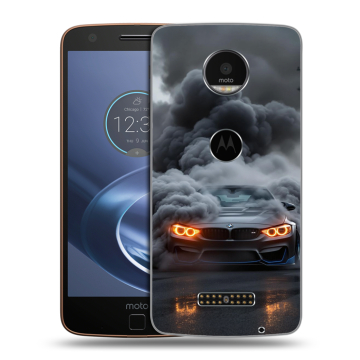 Пластиковый чехол на Lenovo Moto Z с принтом BMW БМВ