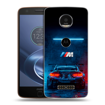 Пластиковый чехол на Lenovo Moto Z с принтом BMW БМВ