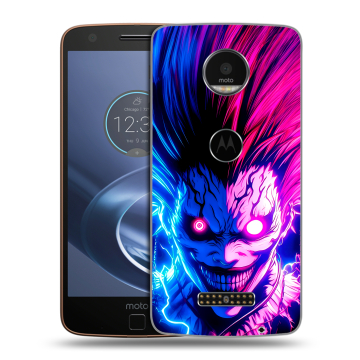 Пластиковый чехол на Lenovo Moto Z с принтом Death note Тетрадь смерти
