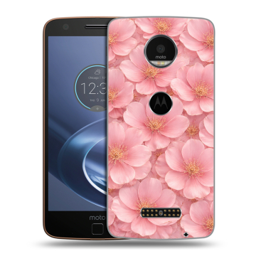 Пластиковый чехол на Lenovo Moto Z с принтом женский