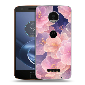 Пластиковый чехол на Lenovo Moto Z с принтом женский