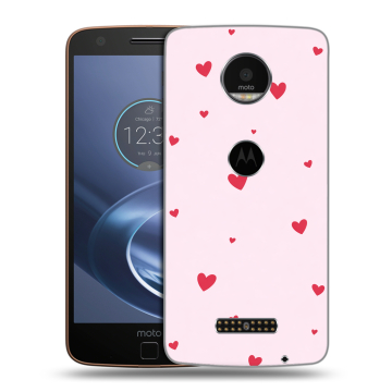 Пластиковый чехол на Lenovo Moto Z с принтом для девочек