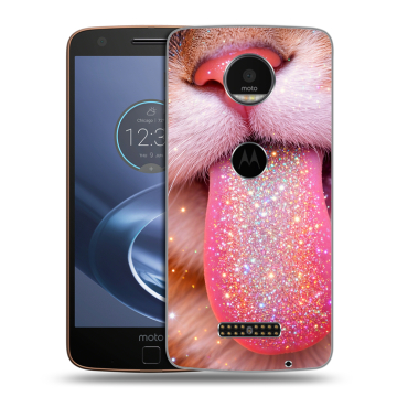Пластиковый чехол на Lenovo Moto Z с принтом для девочек