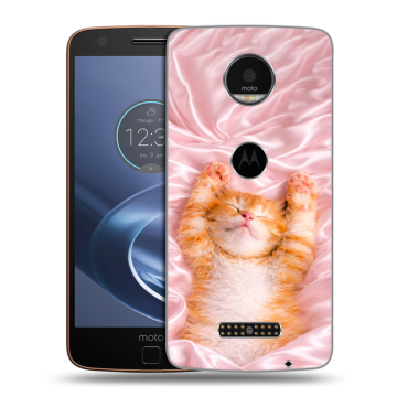 Пластиковый чехол на Lenovo Moto Z с принтом женский