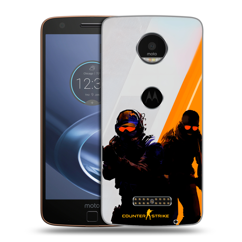 Пластиковый чехол на Lenovo Moto Z с принтом Контер страйк Counter strike Пластиковый чехол на Lenovo Moto Z с принтом Контер страйк Counter strike