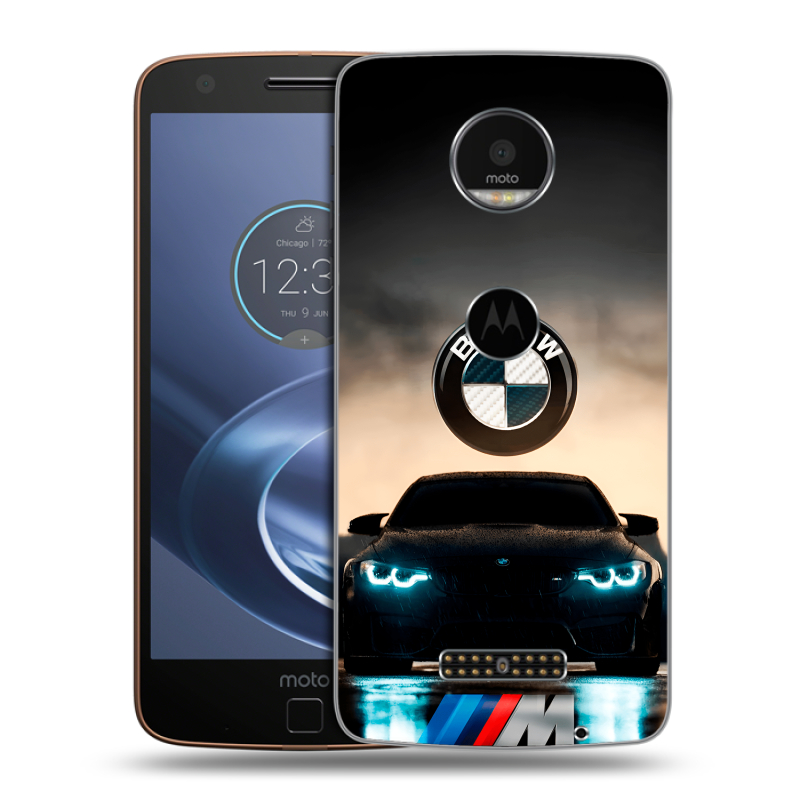 Пластиковый чехол на Lenovo Moto Z с принтом БМВ BMW Пластиковый чехол на Lenovo Moto Z с принтом БМВ BMW