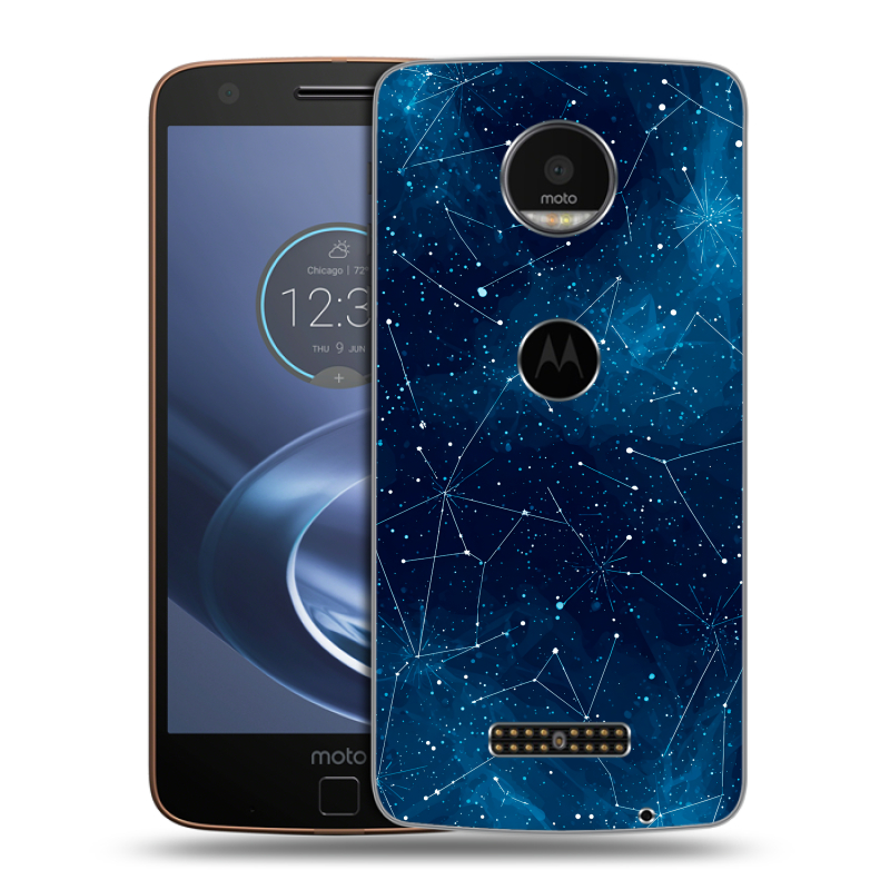Пластиковый чехол на Lenovo Moto Z с принтом Космос звезды Пластиковый чехол на Lenovo Moto Z с принтом Космос звезды