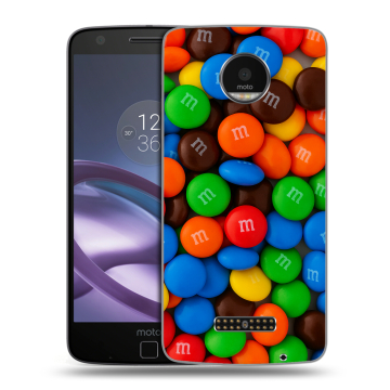 Пластиковый чехол на Lenovo Moto Z Force с принтом Конфеты Пластиковый чехол на Lenovo Moto Z Force с принтом Конфеты