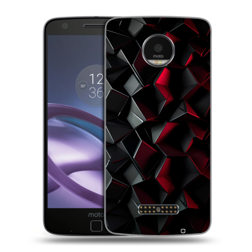 Пластиковый чехол на Lenovo Moto Z Force с принтом Абстракция Пластиковый чехол на Lenovo Moto Z Force с принтом Абстракция
