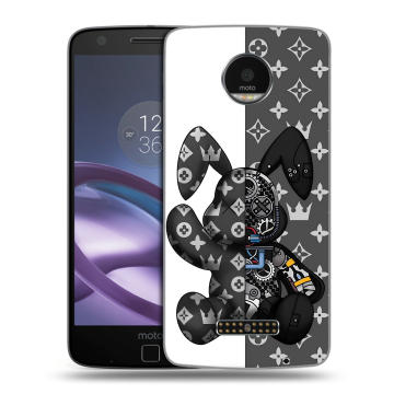 Пластиковый чехол на Lenovo Moto Z Force с принтом Луи робот Пластиковый чехол на Lenovo Moto Z Force с принтом Луи робот