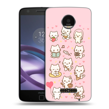 Пластиковый чехол на Lenovo Moto Z Force с принтом Hello Kitty Хелоу Кити Пластиковый чехол на Lenovo Moto Z Force с принтом Hello Kitty Хелоу Кити