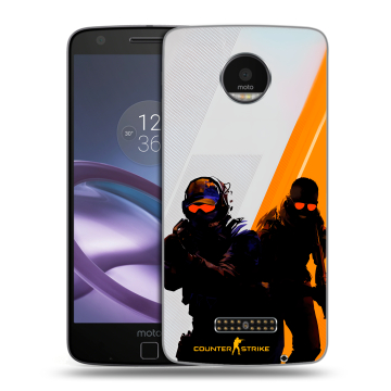 Пластиковый чехол на Lenovo Moto Z Force с принтом Контер страйк Counter strike Пластиковый чехол на Lenovo Moto Z Force с принтом Контер страйк Counter strike