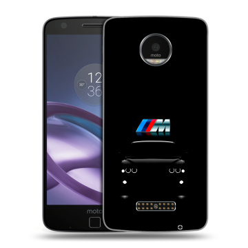 Пластиковый чехол на Lenovo Moto Z Force с принтом БМВ BMW