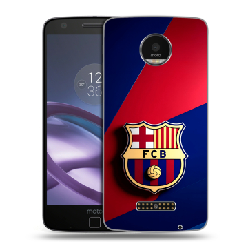 Пластиковый чехол на Lenovo Moto Z Force с принтом Барселона Barcelona Пластиковый чехол на Lenovo Moto Z Force с принтом Барселона Barcelona
